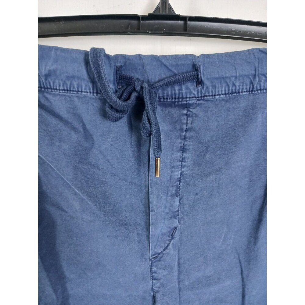 40 Weft Navy Blue Drawstring Casual Shorts Men's Size 40X11 - Picture 2 of 11